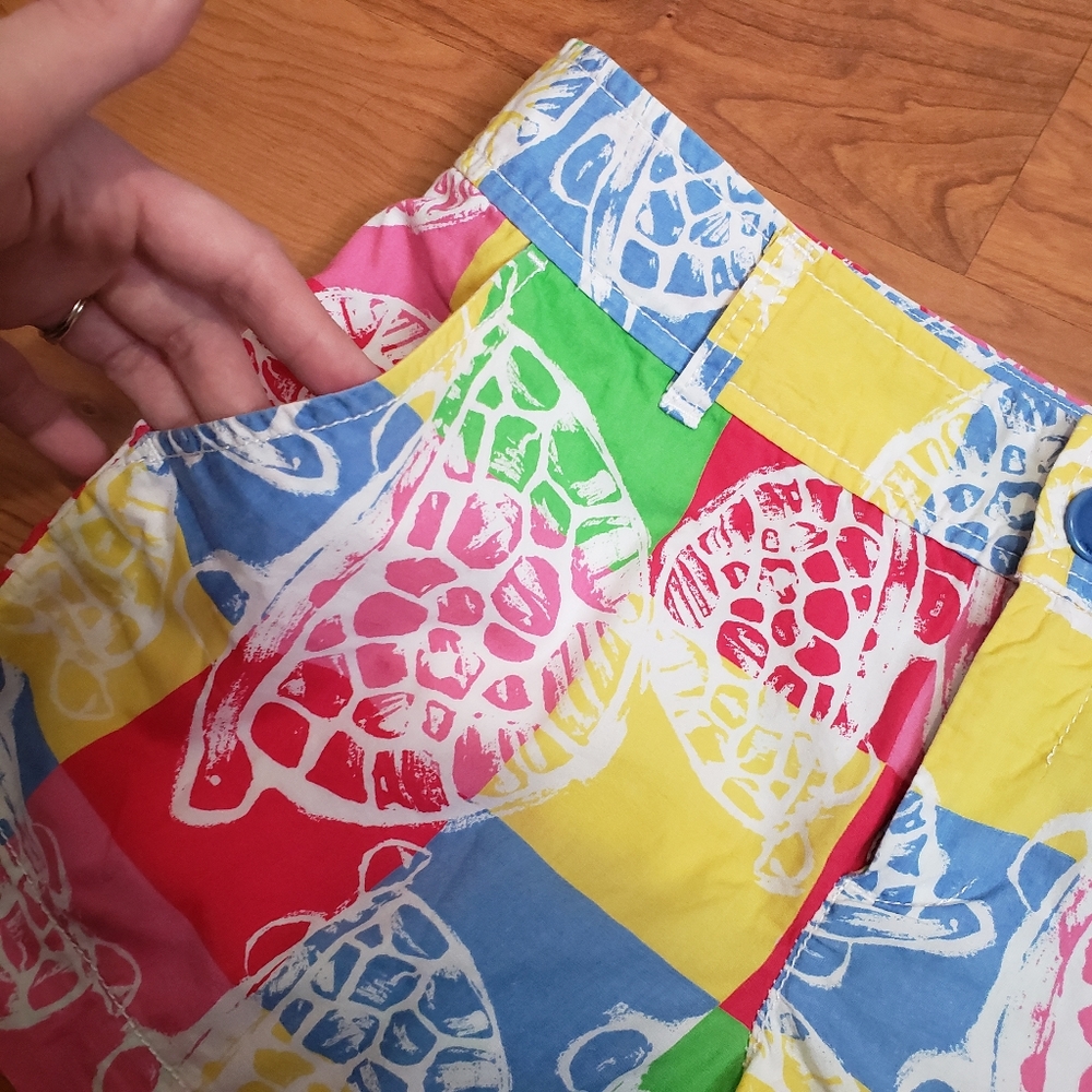 Lilly Pulitzer Callahan Patchwork Multicolor Turt… - image 3